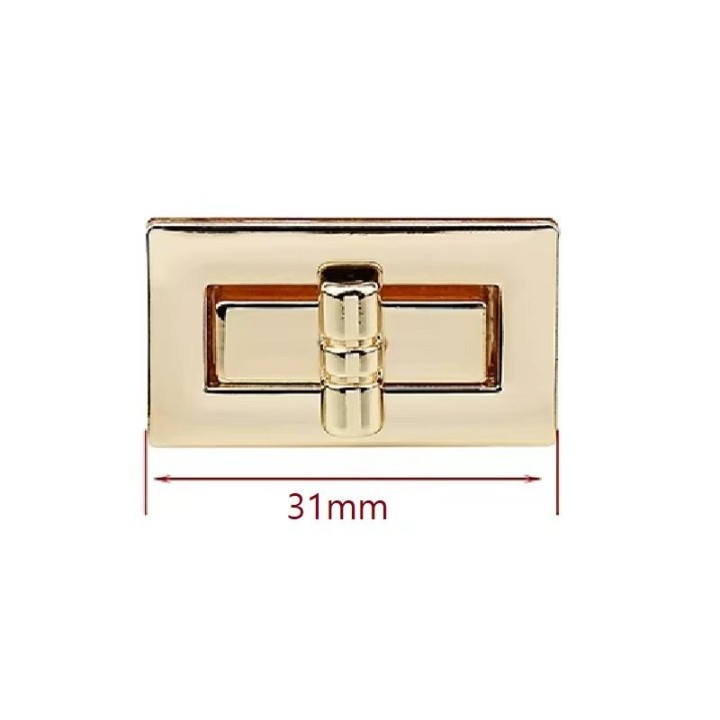Fermoir rectangle