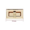 Fermoir rectangle