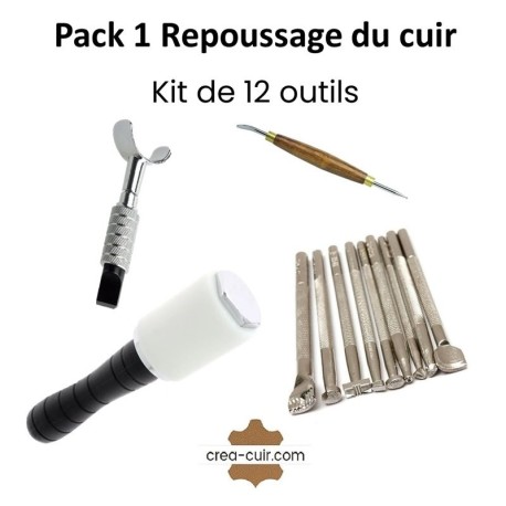 Kit repoussage du cuir