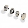 Bouton à pression nickel