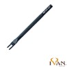 Griffe de couture à frapper en acier trempé à revêtement noir, 2 pointes losange de 2 mm espacées de 3 mm (entraxe 5 mm).