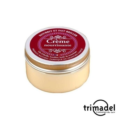 Crème nourrissante pour cuir