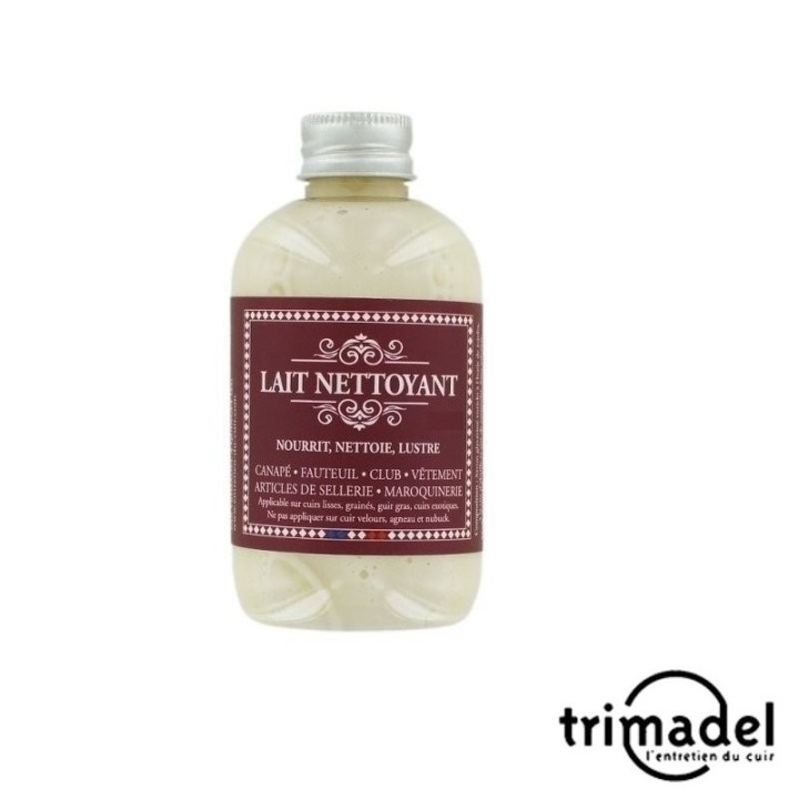 Lait nettoyant pour cuir