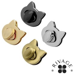 Fermoir tête de chat