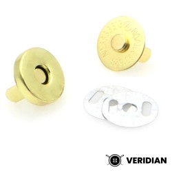Fermoir magnétique 14 mm laiton