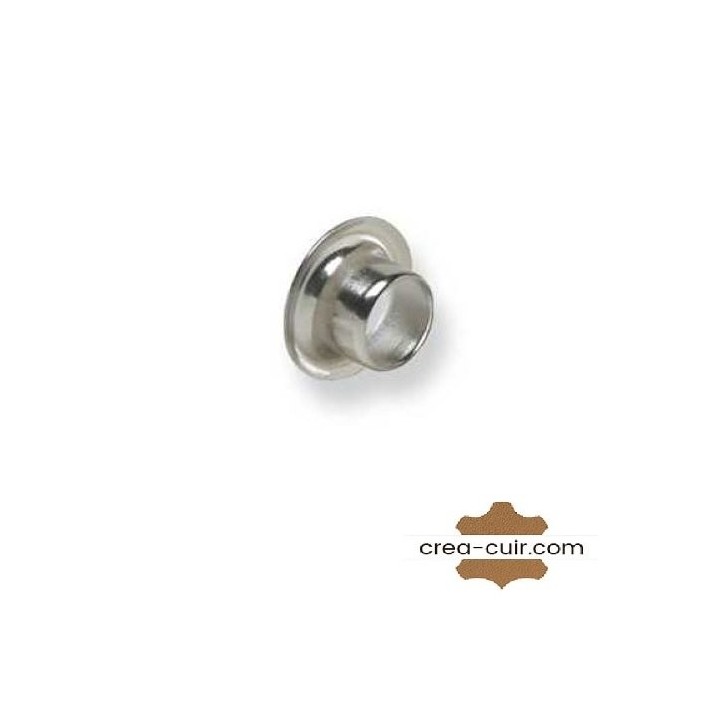 Œillet acier nickel x 100 pièces