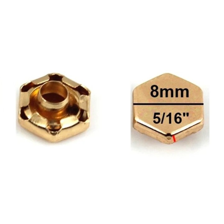 Rivets hexagonales (Lot de 10 pièces)