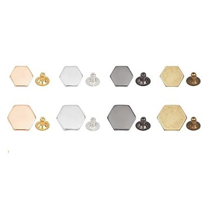 Rivets hexagonales (Lot de 10 pièces)