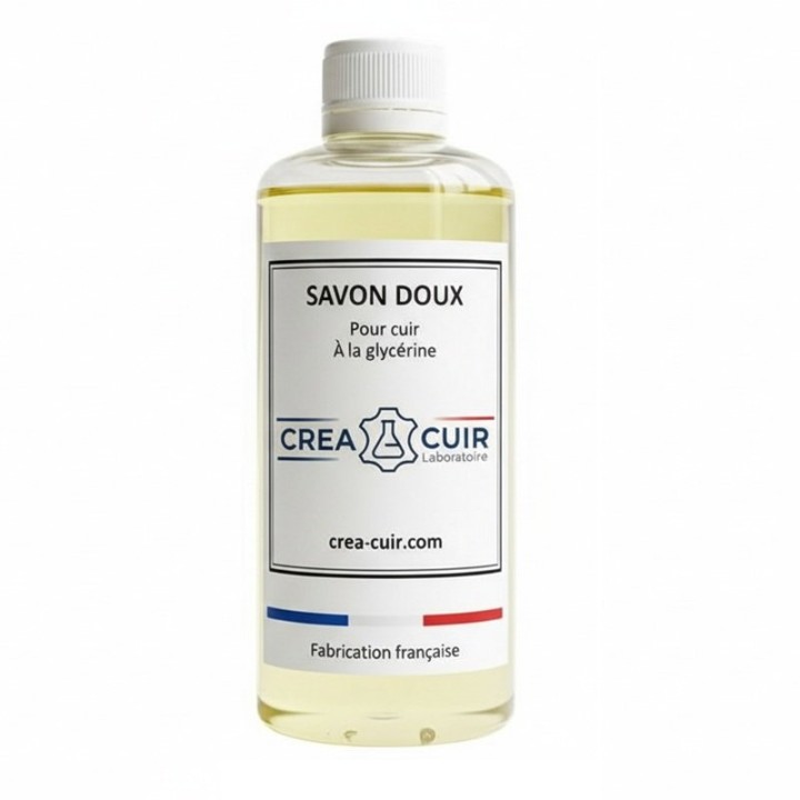 Savon a la glycerine pour cuir