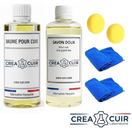 Kit complet entretien cuir