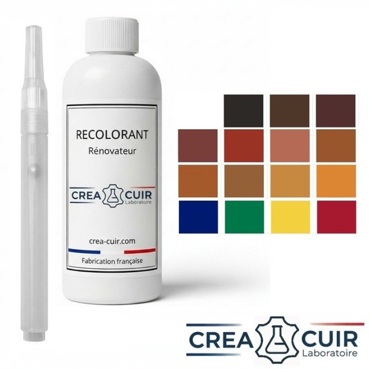 Recolorant cuir et stylo rechargeable