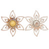 Concho fleur maroquinerie