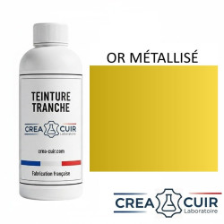 Teinture tranche cuir