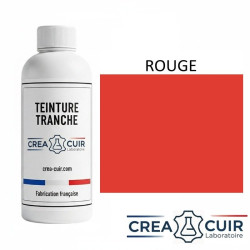 Teinture tranche cuir