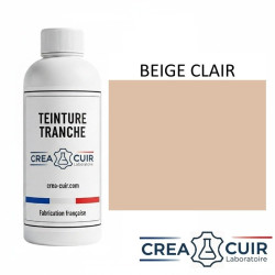 Teinture tranche cuir