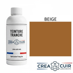 Teinture tranche cuir