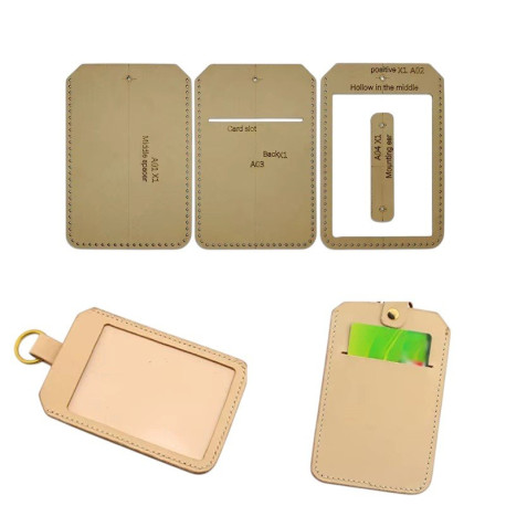 Patron porte badge ou étiquette bagage