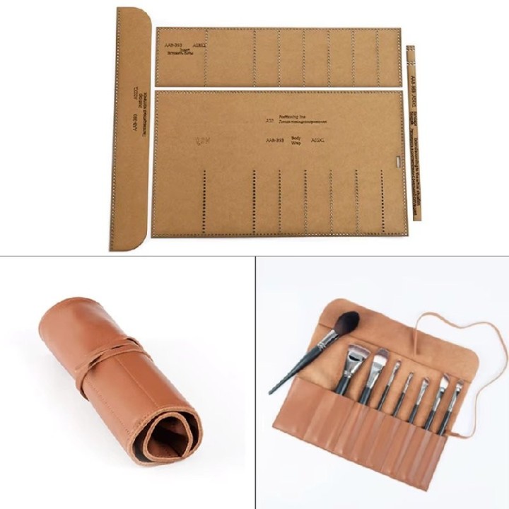 Patron trousse maquillage en cuir