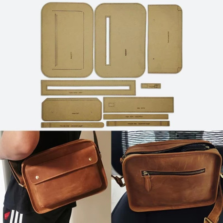 Patron saccoche cuir