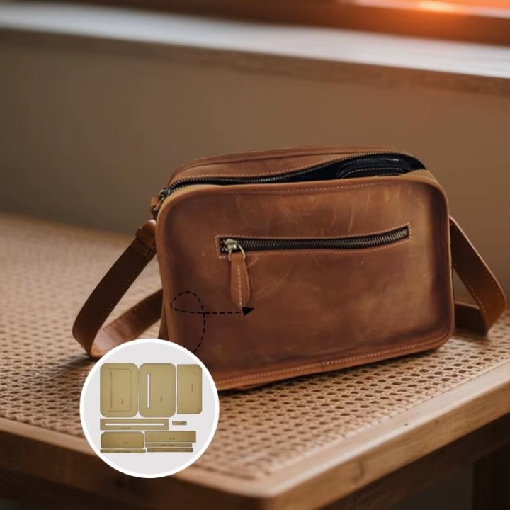 Patron saccoche cuir