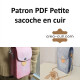 Patron saccoche cuir