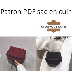 Patron sac à main en cuir