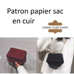 Patron sac à main en cuir