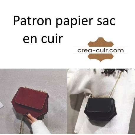 Patron sac à main en cuir