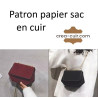Patron papier sac à main