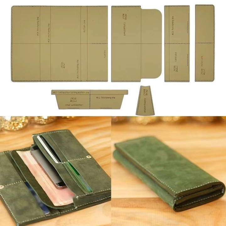 Patron portefeuille cuir