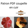 Patron PDF coupelle en cuir