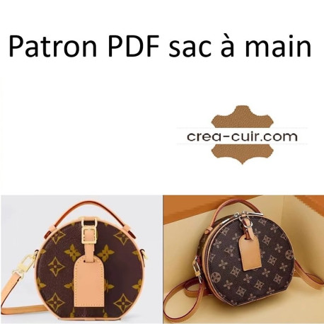 Patron saccoche cuir