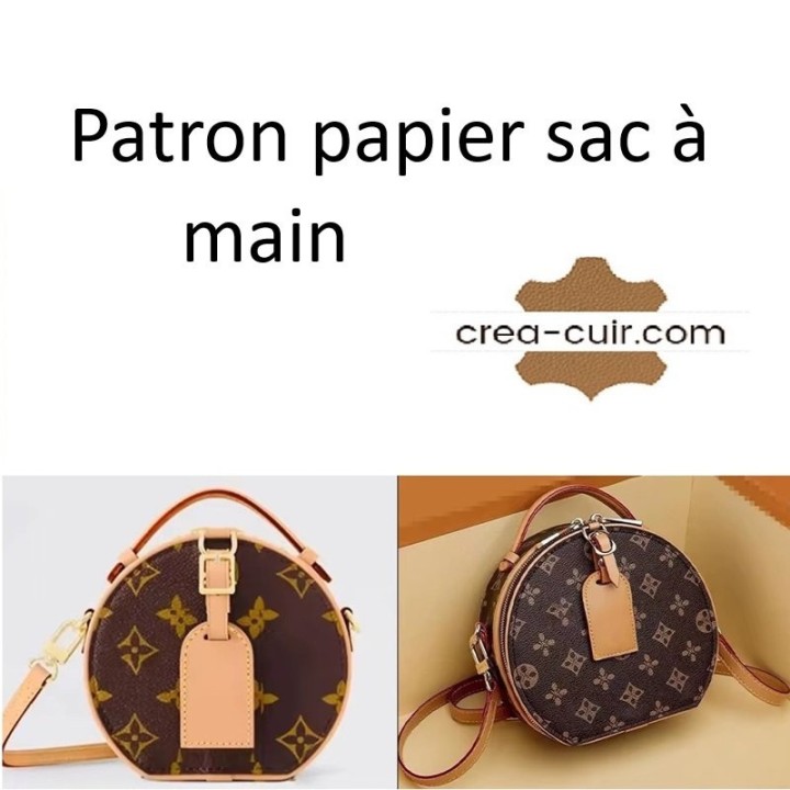Patron saccoche cuir
