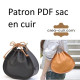 Patron PDF sac en cuir