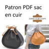 Patron PDF sac en cuir