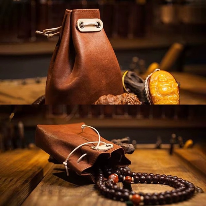 Patron bourse cuir
