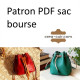 Patron sac bourse cuir