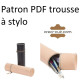 Patron sac bourse cuir