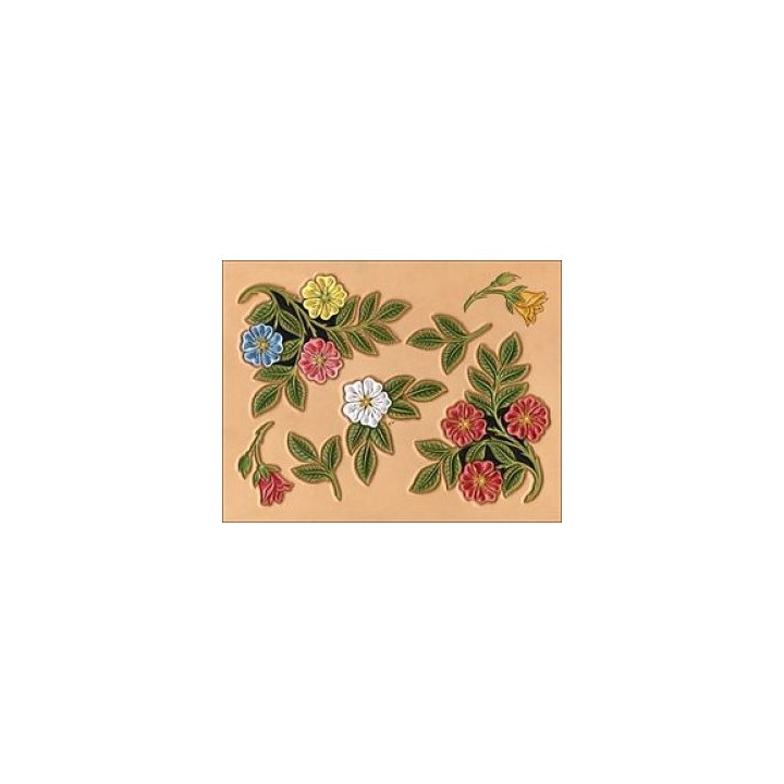 Calque transfert fleur