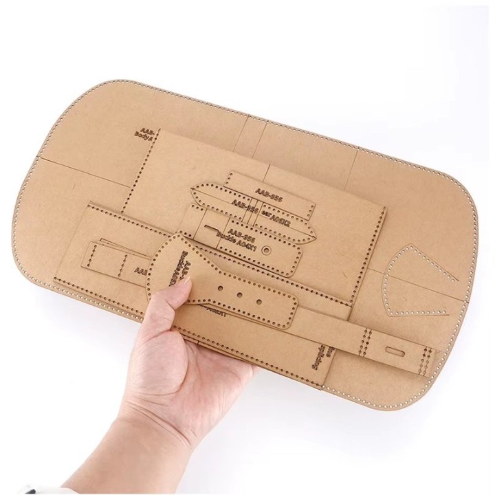 Patron sac à main cuir carton kraft