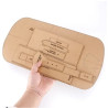 Patron sac à main cuir carton kraft