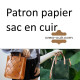 patron PDF sac cuir
