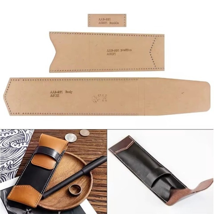 Patron etui trousse stylo cuir