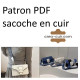 Patron sac à main cuir carton kraft