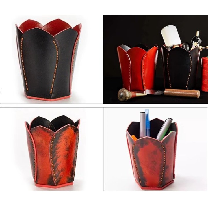 Patron etui trousse stylo cuir
