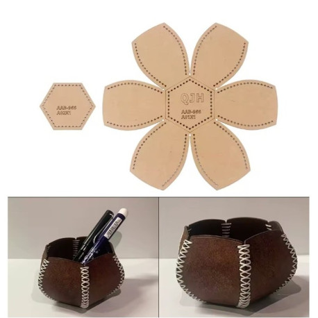 Patron etui trousse stylo cuir