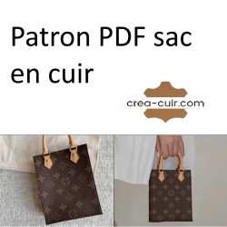 Patron PDF sac cuir
