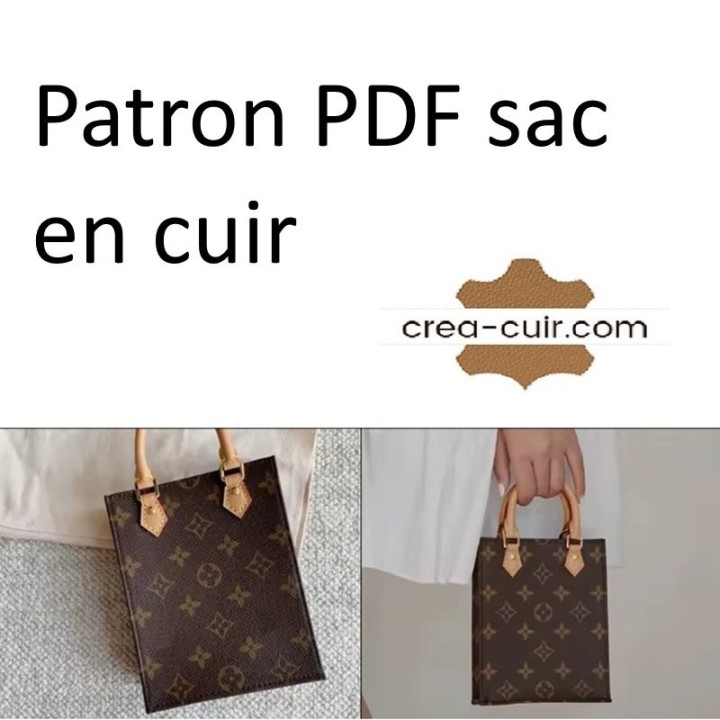 Patron PDF sac cuir