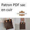 Patron PDF sac en cuir