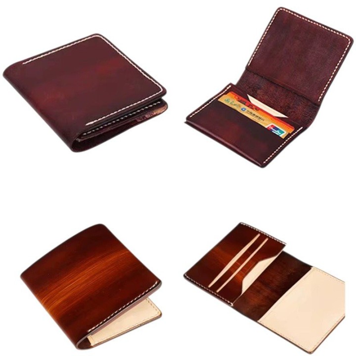 Patron porte carte en cuir